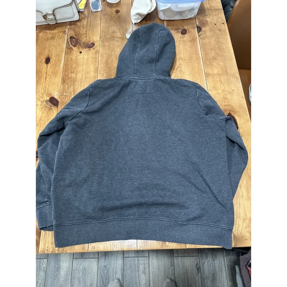 Wrangler Men's XL Charcoal Gray Pullover Hoodie Sweatshirt Hooded Kangaroo